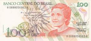 100 Cruzeiros 1990